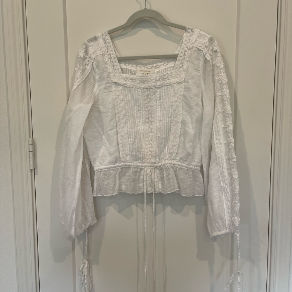 Love shack Fancy 2 piece set/ top and skirt